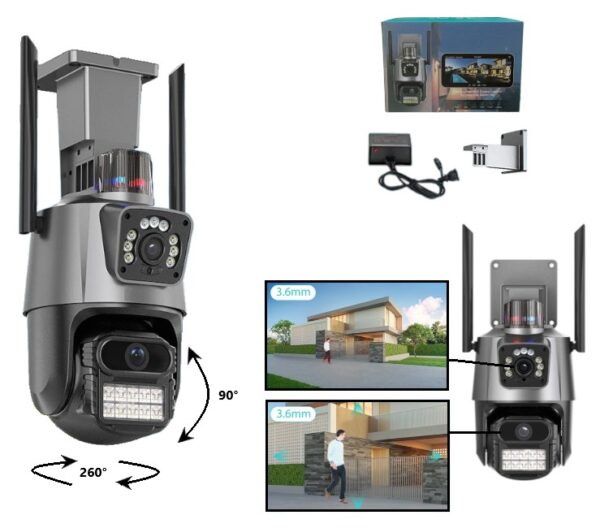 CAMARA IP 360°          V380-DM06