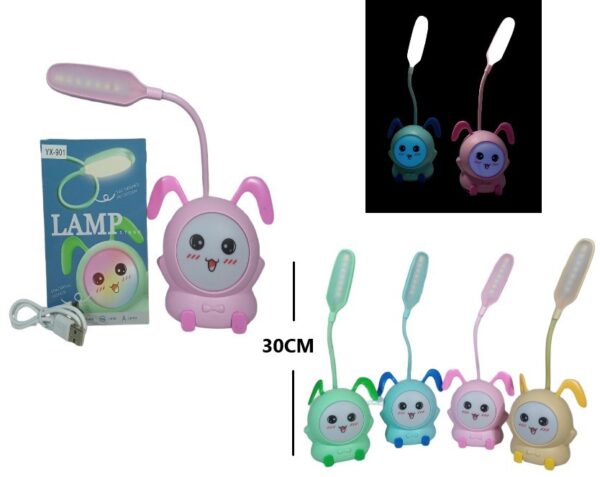 LED-83047 LAMPARA VELADOR LED OREJITAS                VEL-81017