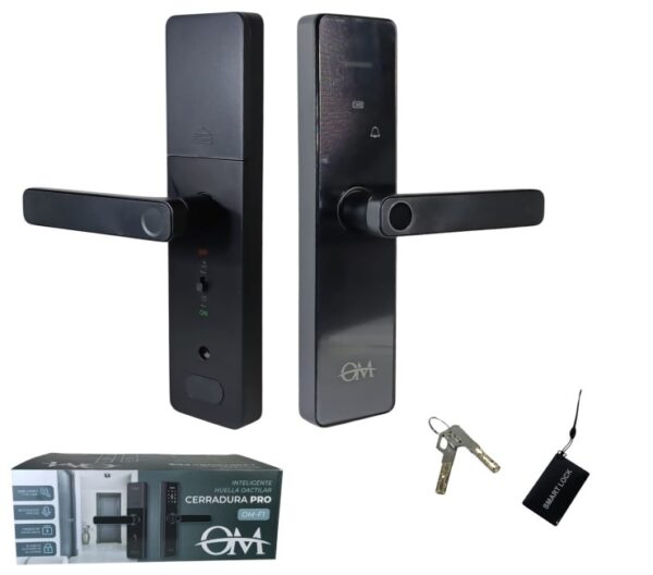 CERRADURA PRO OM INTELIGENTE CON HUELLA DACTILAR      OM-F1