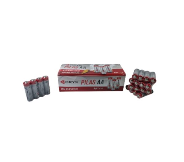 PILAS DOBLE AA 1.5V PACK X 60UNDS ORYX             OR-0155