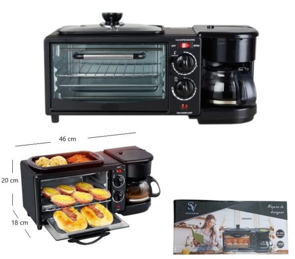 MAQUINA DE DESAYUNO 3 EN 1            SC-206