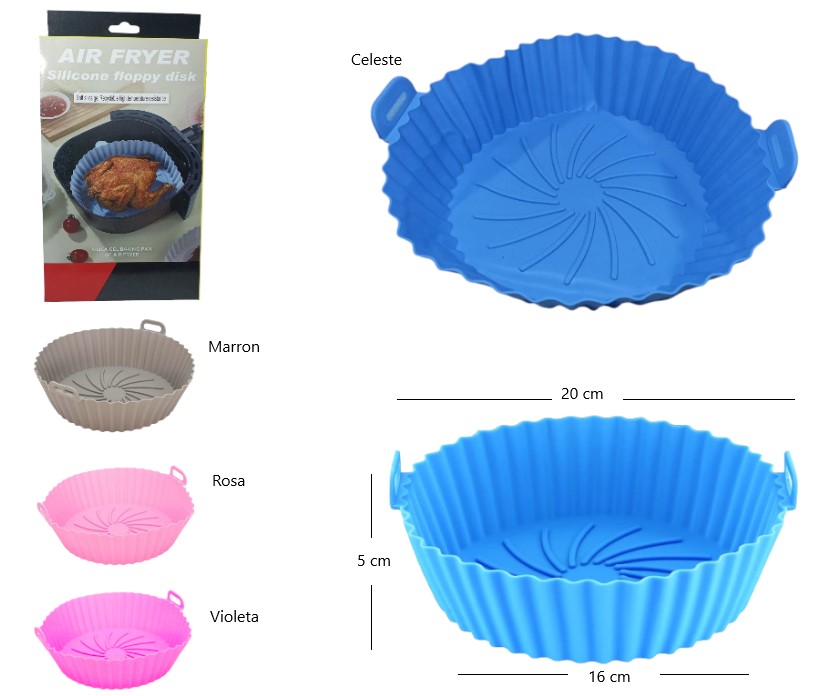 MOLDE 1 UND DE SILICONA/FREIDORA DE AIRE MDS-484 7662-1