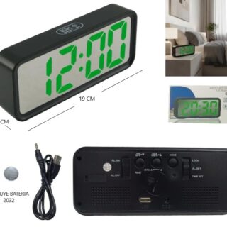 RELOJ DESPERTADOR MULTIFUNCION ART 7143          DT-6508