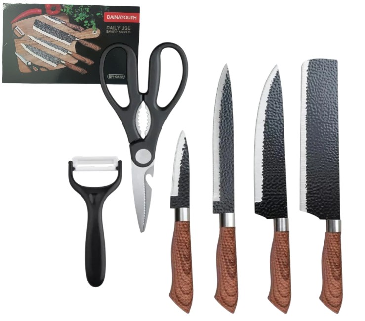 SET DE CUCHILLOS DE 6 PIEZAS ER-0588