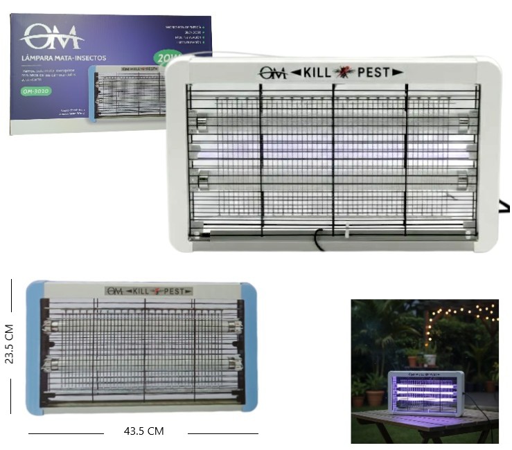 LAMPARA MATAMOSQUITOS 20W            OM-3020