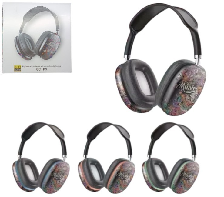 VINCHA BlUETOOTH P9 DISEÑOS QC-P9