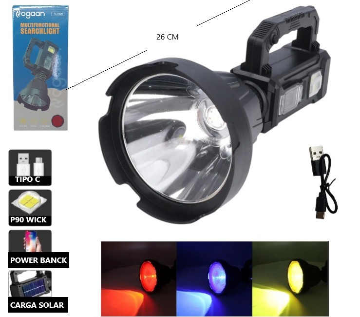 LINTERNA MULTIFUNCION BUSCA HUELLAS 4 LENTES W5109