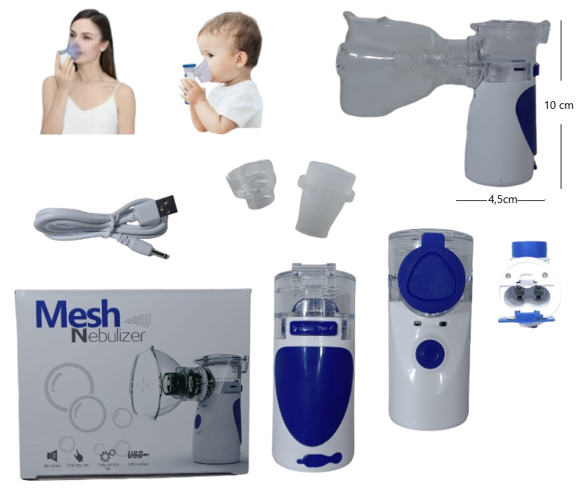 NEBULIZADOR PORTATIL ADUL/NIÑO USB/PILA JSL-W302 YM-3R9