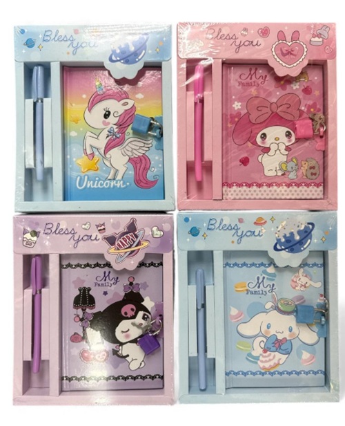 DIARIO CON CANDADO PERSONAJES