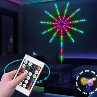 TIRA LED RGB FUEGOS ARTIFICIALES C/ CONTROL