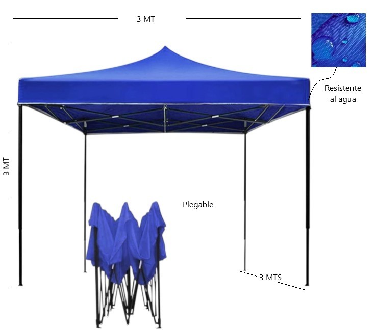 TOLDO PLEGABLE GAZEBO