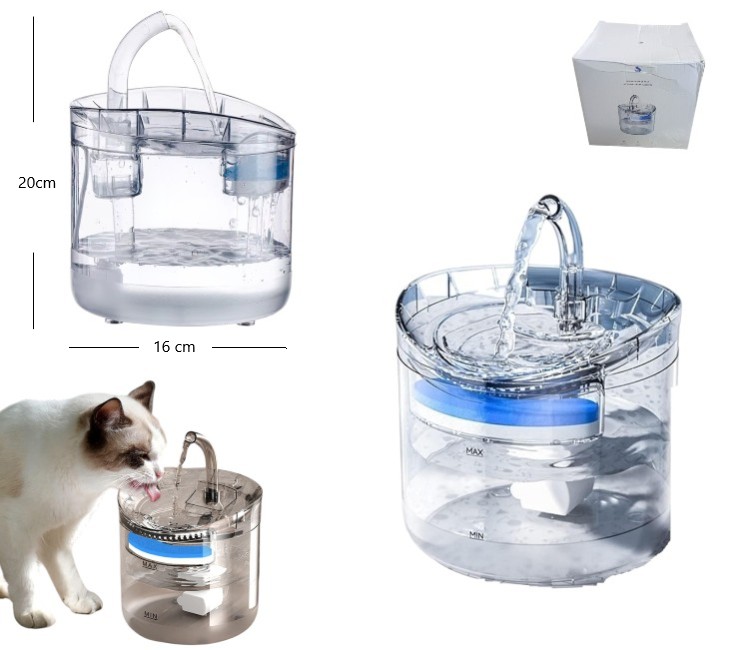 BEBEDERO INTELIGENTE PARA MASCOTAS HOG0216NEG