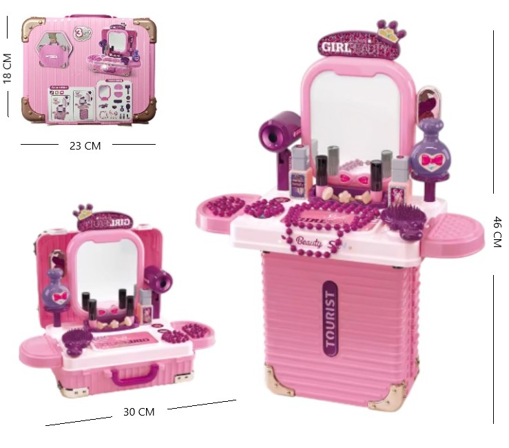 JUEGO SET DE BELLEZA Y MAQUILLAJE