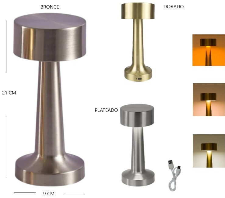 VELADOR TOUCH 3 TONOS MELECH-11 MELECH-12