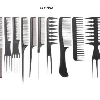 COMBO KIT DE PEINES 10 PCS