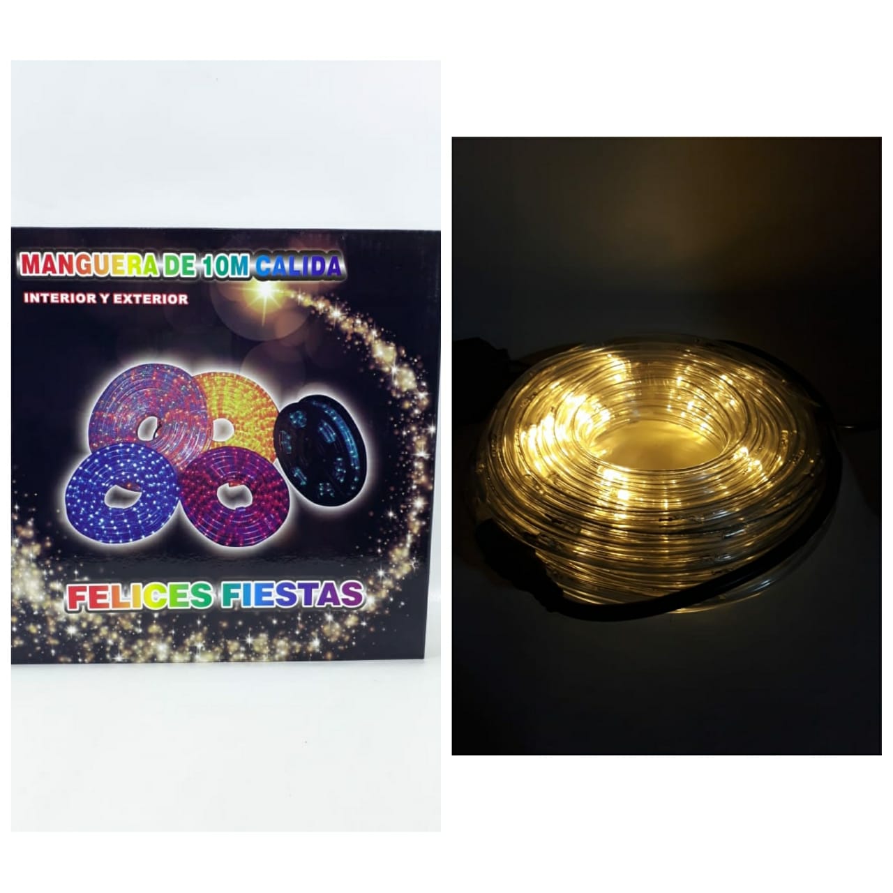 MANGUERA LUZ CALIDA 10MT