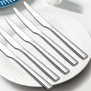 CUCHILLOS METAL X 6 UNIDADES