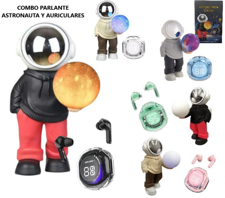 COMBO AURIC + PARLANTE ASTRONAUTA BT