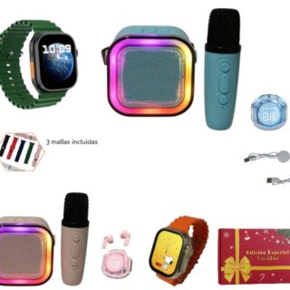 COMBO PARLANTE+AURIC+RELOJ SMART