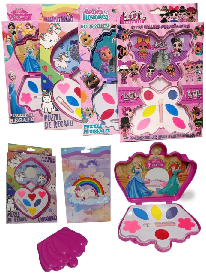 KIT DE BELLEZA PEQUEÑA REINA C/ PUZZLE EN LA C