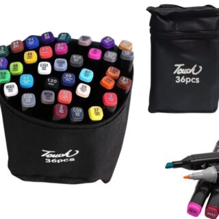 MARCADORES DOBLE PUNTA X36PCS