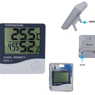 RELOJ MEDIDOR DE TEMP. Y HUMEDAD -218 HTC-2