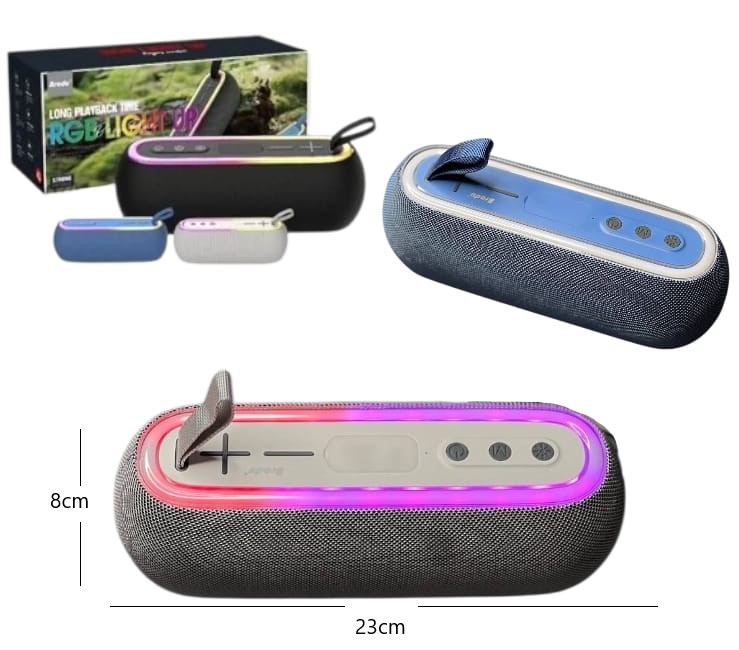 PARLANTE LIGHT UP BT/AUX/FM