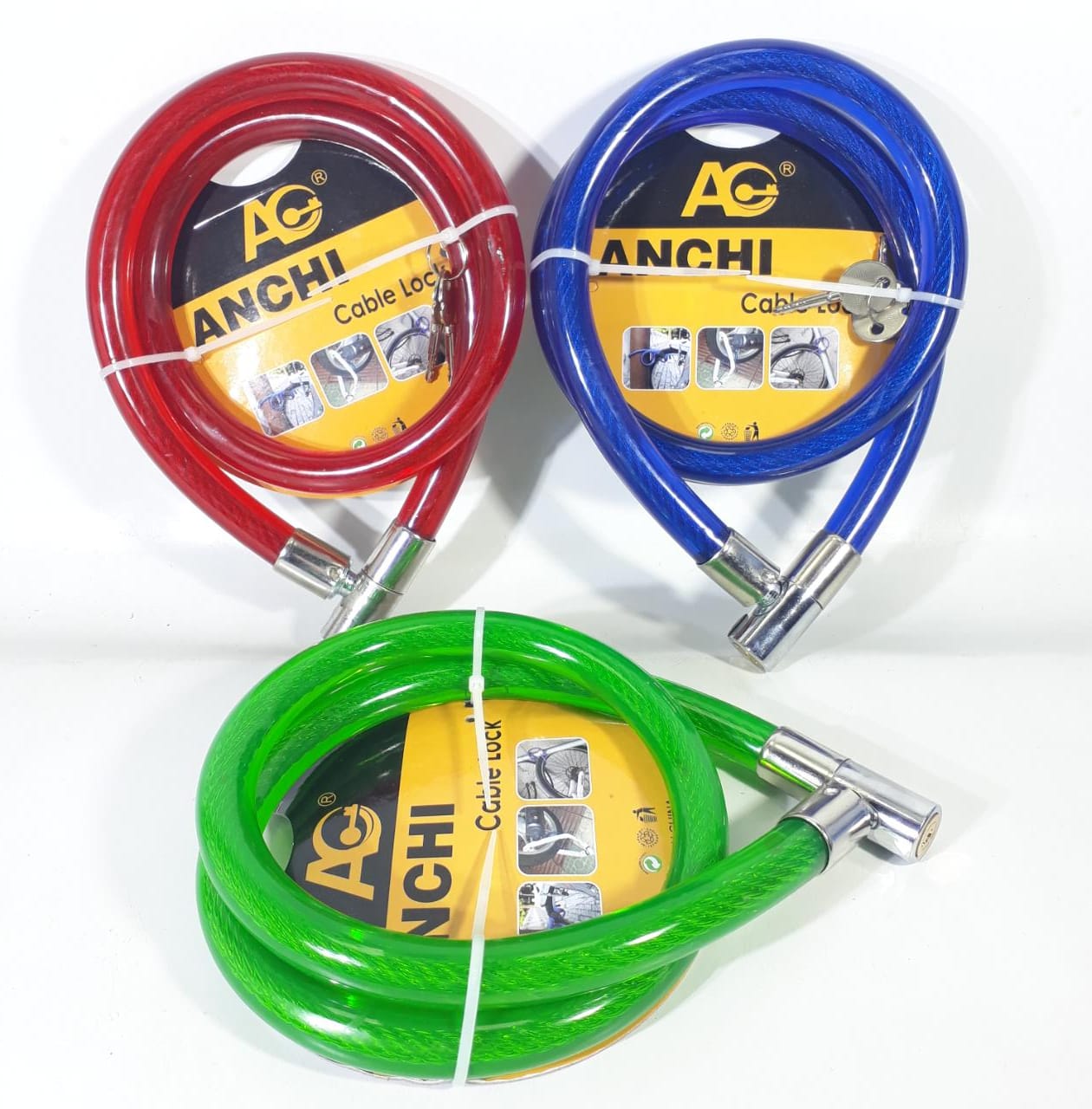 C-130503 LINGA PARA BICI PUNTA METAL 1M 440GR