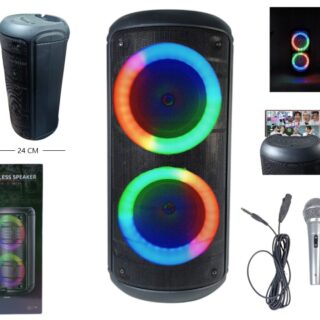 PARLANTE CON MICROFONO 6.5 PLG BT/AUX/USB