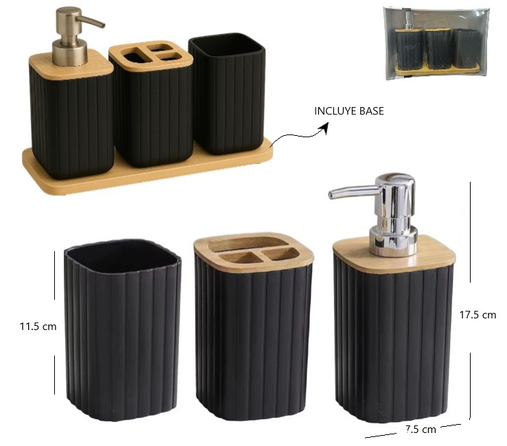 SET DE BAÑO 4PCS