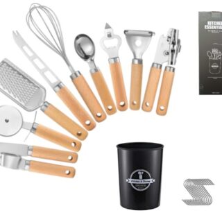 SET DE UTENSILIOS DE METAL 9PCS BA-55