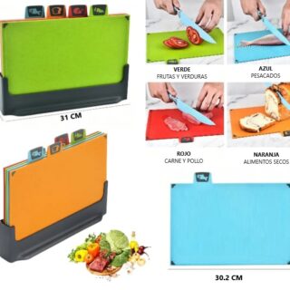 HQ-83 SET DE 4 TABLAS PARA PICAR
