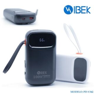 POWER BANK 20000mAh IBEK C/RAPIDA 100W - BS.AS -