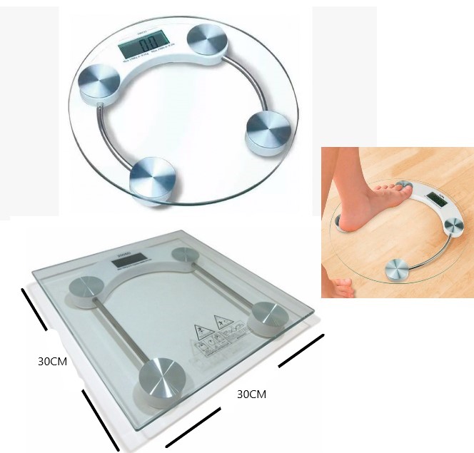 BALANZA PERSONAL CUADRADA/REDONDA 180KG BA-133