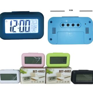 REJ-121011 RELOJ DIGITAL ALARMA/FECHA/TERMOMETRO
