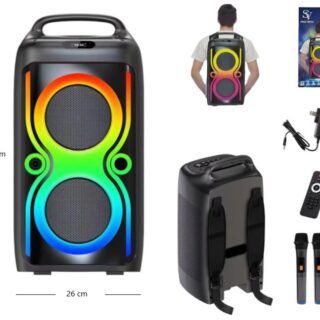 (BS)PARLANTE MOCHILA 6.5 X2 C/MIC