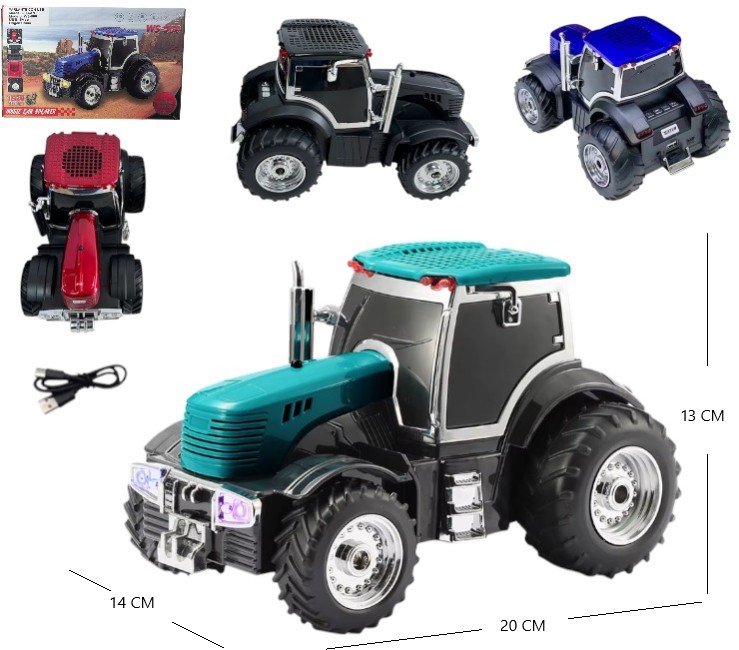 AUTO TRACTOR PARLANTE USB/AUX/FM/TF