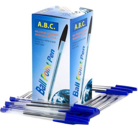 BOLIGRAFO AZUL x 50 ACRILICO _____________________