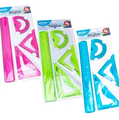 SET DE GEOMETRIA 20cm - 4pzs _____________________