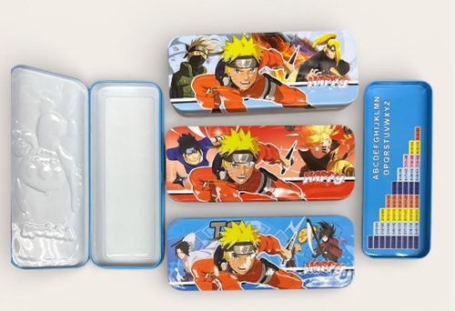 CARTUCHERA METAL PERSONAJES