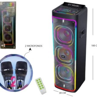 PARLANTE TORRE CON MICROFONO 8