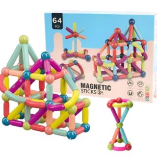 JUEGO MAGNETICO 64PCS