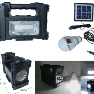 PARLANTE SOLAR CON LINTERNA