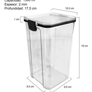 FRASCO HERMETICO GRANDE - BS.AS - BS.AS