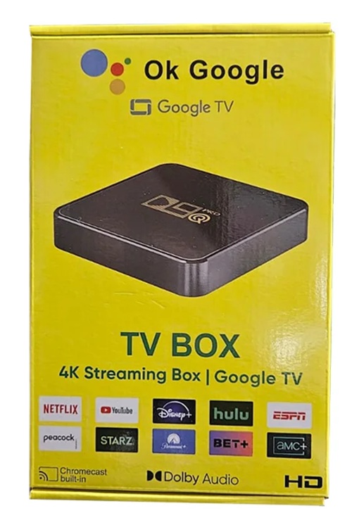 TV BOX DQ9 4K ANDROID 8GB 128G GOOGLE TV - BS.AS -