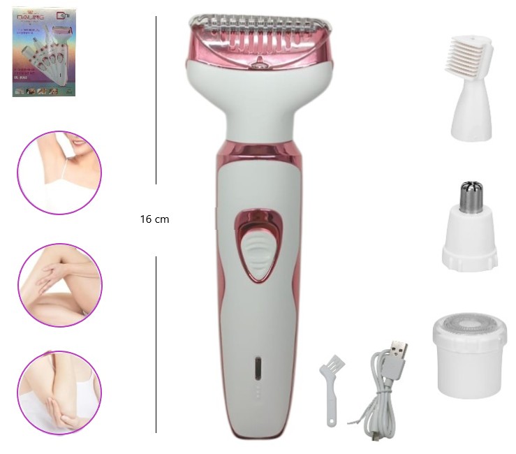 DEPILADOR ELECTRICA RECARG. 4 EN 1 OM-6051 MG-7711