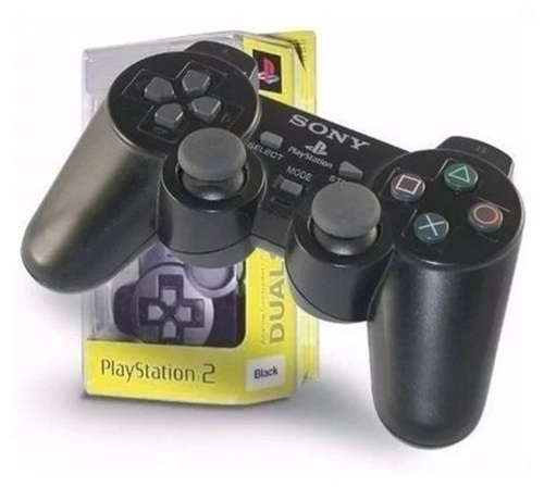 JOYSTICK PS2 NEGRO MARCA