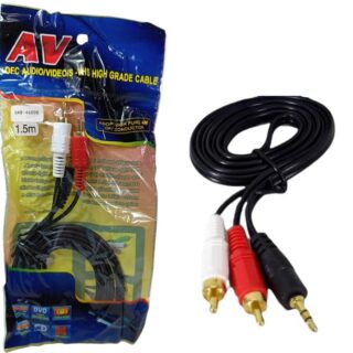 CAB-46011 CABLE 2 A 1/ 1.5M (3.5 A 2RCA) C1026