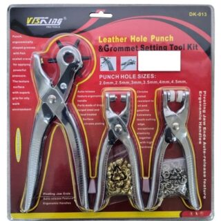 SET X 3 SACABOCADO+OJILLADORA + REMACHADORA - BS.A