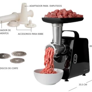 PICADORA DE CARNE ACERO INOXIDABLE 800W